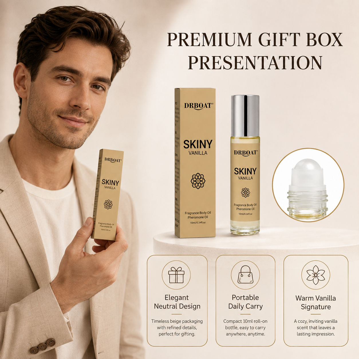 Olio profumato roll-on da uomo - Perfume Alcohol Fragrance recensione e prezzo